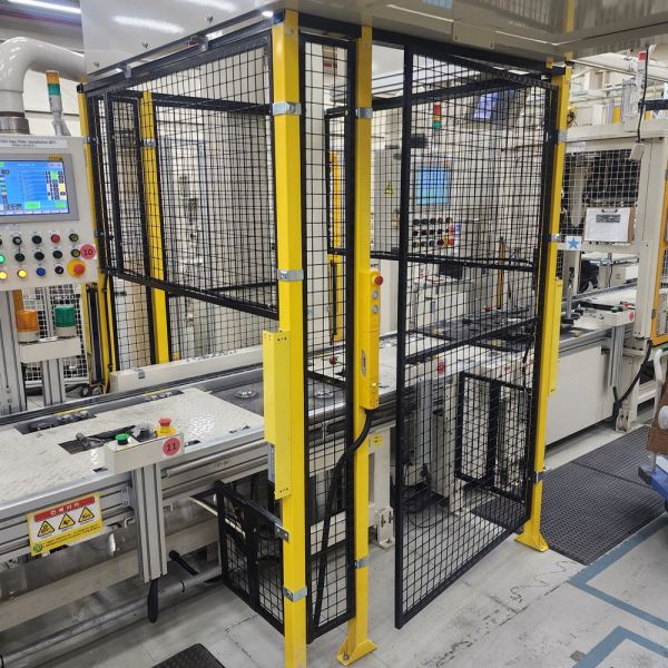 산업용 안전펜스 산업용로봇 울타리철망 기계장비 방호벽 바리케이트 작업장 커스텀안전펜스